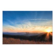 Appalachen-Sonnenuntergang Photographien