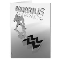 aqaurius grußkarte