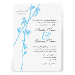 Aqua-blaue wilde Blumen-Niederlassungs-Hochzeits-E