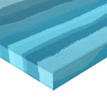 Aqua-Licht Leinwand Druck