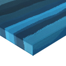 Aqua-Medium Gespannter Galeriedruck