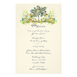 Aquamarines Vintages Liebe-Vogel-Blumen-Strudel-Ho Individuelle Druckpapiere