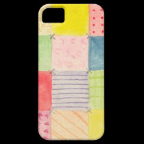 Aquarell-Patchwork iPhone 5 casemate hüllen