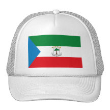 Äquatorialer Guinea-Flaggen-Hut Baseballkappe