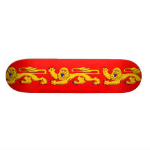 Aquitanien, Frankreich-Flagge Skateboard Bretter