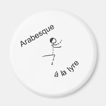 Arabeske Kühlschrankmagnet