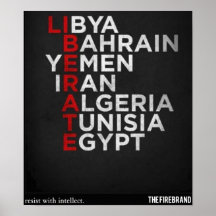 Arabisches Frühlings-Plakat