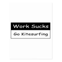 Arbeit ist zum Kotzen Postkarte