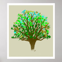 Árbol de Vida/Baum des Lebens Plakatdruck