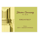 Architekt ~ gotische Architektur-Entwurf Visitenkarten Vorlage