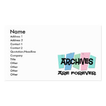 Archive sind Forever Visitenkarten