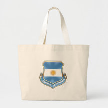 Argentinien lockert Fußball futbol Schild-Emblem-A Tragetasche