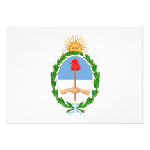 Argentinien-Wappen Einladungskarten