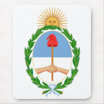 Argentinien-Wappen Mousepad mauspads