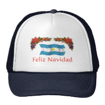 Argentinien-Weihnachten Baseballkappe