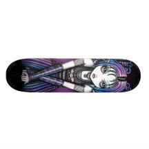 Ariel gotischer großer mit Augen Emo Engel Skateboarddecks