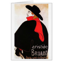 Aristide Bruant dans Sohn Kabarett Karte