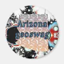 Arizona-Staat Geocaching liefert Magneten Geoswag