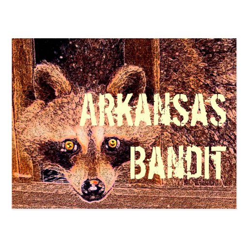 Arkansas-Bandit Postkarte