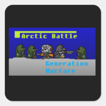 arktischer Kampf: Generationskriegsführungsaufkleb Sticker