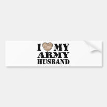 Armee-Ehefrau Autosticker
