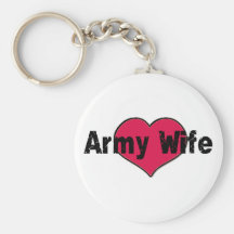 Armee-Ehefrau Keychain Schlüsselbänder