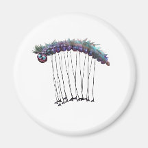 Armee-Wurm Kühlschrankmagnet