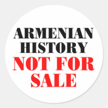 Armenische Geschichte: Nicht für Verkauf Runder Sticker