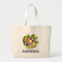 Armenisches Emblem Einkaufstasche