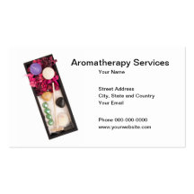 Aromatherapie hält Visitenkarte instand