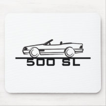 Art 129 Mercedess 500 SL Mousepad