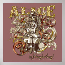 Art der Königin-Alice Carnivale (Goldversion) Plakat