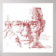 Arthur C. Clark Posterdrucke