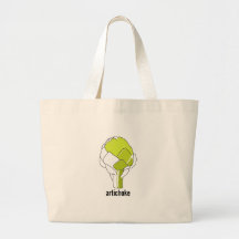 Artischocken-Gekritzel-Kunst-Tasche
