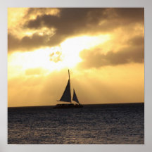 Aruba-Sonnenuntergang Posterdrucke