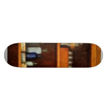 Arzneischrank mit Asthma-Medikation Individuelle Skateboards