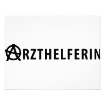 Arzthelferin Ikone Individuelle Ankündigung