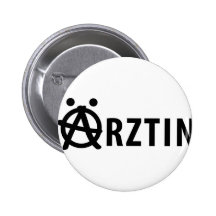 Ärztin Ikone Anstecknadelbuttons