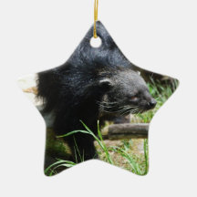 Asiatische Bearcat-Verzierung Weihnachtsbaum Ornament