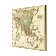 Asien 20 gespannter galeriedruck