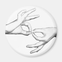 Asl-Interpret Kühlschrankmagnet