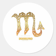Astrocelt Reihe Skorpion Sticker