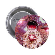 ASTRONAUT - V - Pinback Anstecknadelbuttons