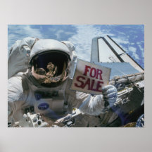 Astronautenpostensatelliten für Verkauf (STS-51A) Plakatdrucke