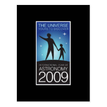 Astronomie 2009 postkarte