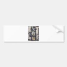 Astronomische Uhr Prags im alten Rathausplatz Auto Sticker