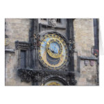 Astronomische Uhr Prags im alten Rathausplatz Karten
