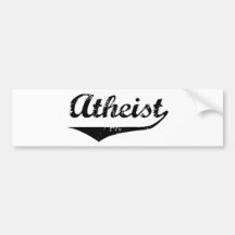 Atheist 2 auto sticker