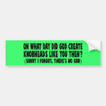 Atheist Auto Sticker