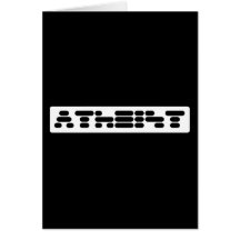 Atheist Grußkarten